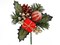 Set of 12: Traditional Red Velvet Picks with Gift Box, Ball, & Pine Cones | Festive Holiday Decor | Trees, Wreaths, & Garlands | Christmas Picks | Home & Office Decor, Floral Home by Artificial Flowers